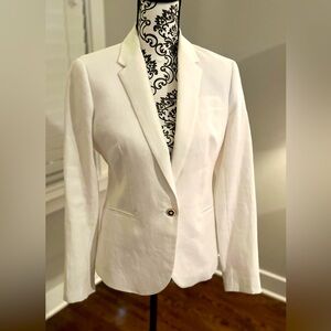 White lien blazer by Jcrew!